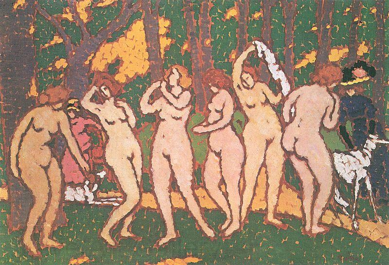 Jozsef Rippl-Ronai Park with Nudes France oil painting art